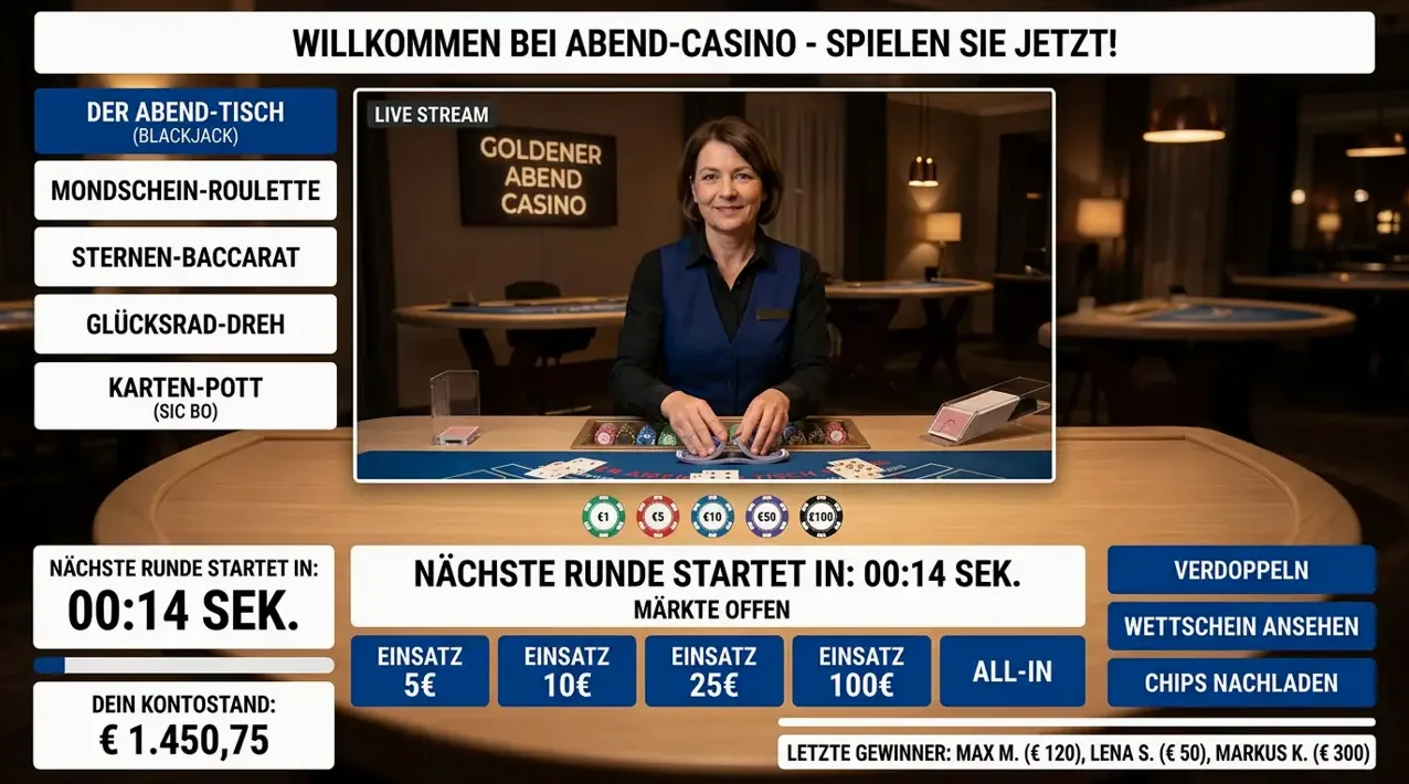 Beliebt bei Winstler: Live Casino